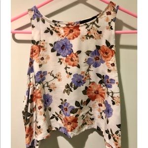 Floral crop top